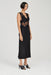 VISIONS LACE DEEP V MAXI DRESS | EBONY - THIRD FORM