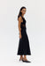 THIRD FORM VISIONS LACE DEEP V MAXI DRESS | EBONY | PRE ORDER