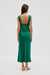 THIRD FORM VISIONS LACE DEEP V MAXI DRESS | JADE