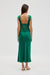 VISIONS LACE DEEP V MAXI DRESS | JADE - THIRD FORM
