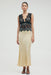 THIRD FORM VISIONS LACE DEEP V MAXI DRESS | MARSHMALLOW