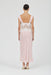 VISIONS LACE DEEP V MAXI DRESS | RED POLKA DOT - THIRD FORM
