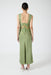 VISIONS LACE DEEP V MAXI DRESS | SAGE - THIRD FORM