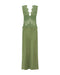 VISIONS LACE DEEP V MAXI DRESS | SAGE - THIRD FORM