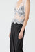 VISIONS LACE FLOOR LENGTH DRESS | BLACK & WHITE - THIRD FORM