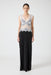 VISIONS LACE FLOOR LENGTH DRESS | BLACK & WHITE - THIRD FORM