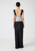 VISIONS LACE FLOOR LENGTH DRESS | BLACK & WHITE - THIRD FORM