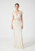 VISIONS LACE FLOOR LENGTH DRESS | BUTTERCREAM - THIRD FORM