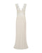 VISIONS LACE FLOOR LENGTH DRESS | BUTTERCREAM - THIRD FORM