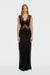 THIRD FORM Visions Lace Floor Length Dress | Ebony