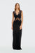 THIRD FORM Visions Lace Floor Length Dress | Ebony