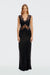 THIRD FORM Visions Lace Floor Length Dress | Ebony