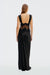 THIRD FORM Visions Lace Floor Length Dress | Ebony