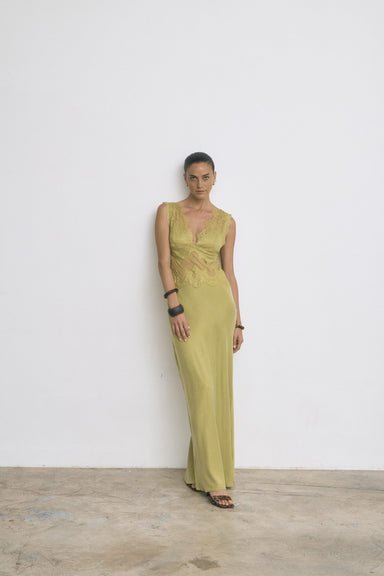 THIRD FORM VISIONS LACE FLOOR LENGTH DRESS | FIG