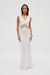 VISIONS LACE FLOOR LENGTH DRESS | IVORY - THIRD FORM