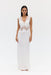 VISIONS LACE FLOOR LENGTH DRESS | IVORY - THIRD FORM