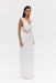 VISIONS LACE FLOOR LENGTH DRESS | IVORY - THIRD FORM