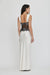 VISIONS LACE FLOOR LENGTH DRESS | IVORY & BLACK - THIRD FORM