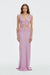 THIRD FORM Visions Lace Floor Length Dress | Lilac