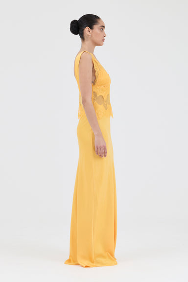 THIRD FORM VISIONS LACE FLOOR LENGTH DRESS | MANGO