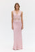 VISIONS LACE FLOOR LENGTH DRESS | ROSÉ - THIRD FORM