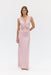 VISIONS LACE FLOOR LENGTH DRESS | ROSÉ - THIRD FORM