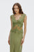 VISIONS LACE FLOOR LENGTH DRESS | SAGE - THIRD FORM
