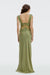 VISIONS LACE FLOOR LENGTH DRESS | SAGE - THIRD FORM