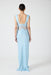 VISIONS LACE FLOOR LENGTH DRESS | SKY BLUE - THIRD FORM