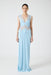 VISIONS LACE FLOOR LENGTH DRESS | SKY BLUE - THIRD FORM