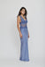 VISIONS LACE FLOOR LENGTH DRESS | SLATE - THIRD FORM