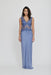 VISIONS LACE FLOOR LENGTH DRESS | SLATE - THIRD FORM