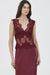 THIRD FORM VISIONS LACE FLOOR LENGTH DRESS | WINE