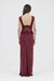 THIRD FORM VISIONS LACE FLOOR LENGTH DRESS | WINE
