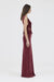 THIRD FORM VISIONS LACE FLOOR LENGTH DRESS | WINE