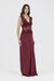 THIRD FORM VISIONS LACE FLOOR LENGTH DRESS | WINE
