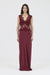 THIRD FORM VISIONS LACE FLOOR LENGTH DRESS | WINE