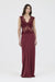 THIRD FORM VISIONS LACE FLOOR LENGTH DRESS | WINE