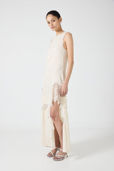 VISIONS LACE FRILL DRESS | BUTTERCREAM - THIRD FORM