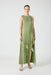 VISIONS LACE FRILL DRESS | SAGE - THIRD FORM
