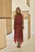 VISIONS LACE HANKERCHIEF SKIRT | CRIMSON - THIRD FORM