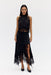 VISIONS LACE HANKERCHIEF SKIRT | EBONY - THIRD FORM