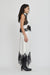 VISIONS LACE HANKERCHIEF SKIRT | IVORY & BLACK - THIRD FORM