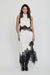 VISIONS LACE HANKERCHIEF SKIRT | IVORY & BLACK - THIRD FORM