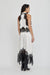 THIRD FORM VISIONS LACE HANKERCHIEF SKIRT | IVORY & BLACK