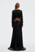 THIRD FORM Visions Lace Long Sleeve Gown | Ebony