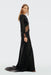 THIRD FORM Visions Lace Long Sleeve Gown | Ebony