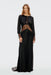 THIRD FORM Visions Lace Long Sleeve Gown | Ebony