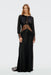 THIRD FORM Visions Lace Long Sleeve Gown | Ebony