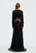 THIRD FORM Visions Lace Long Sleeve Gown | Ebony